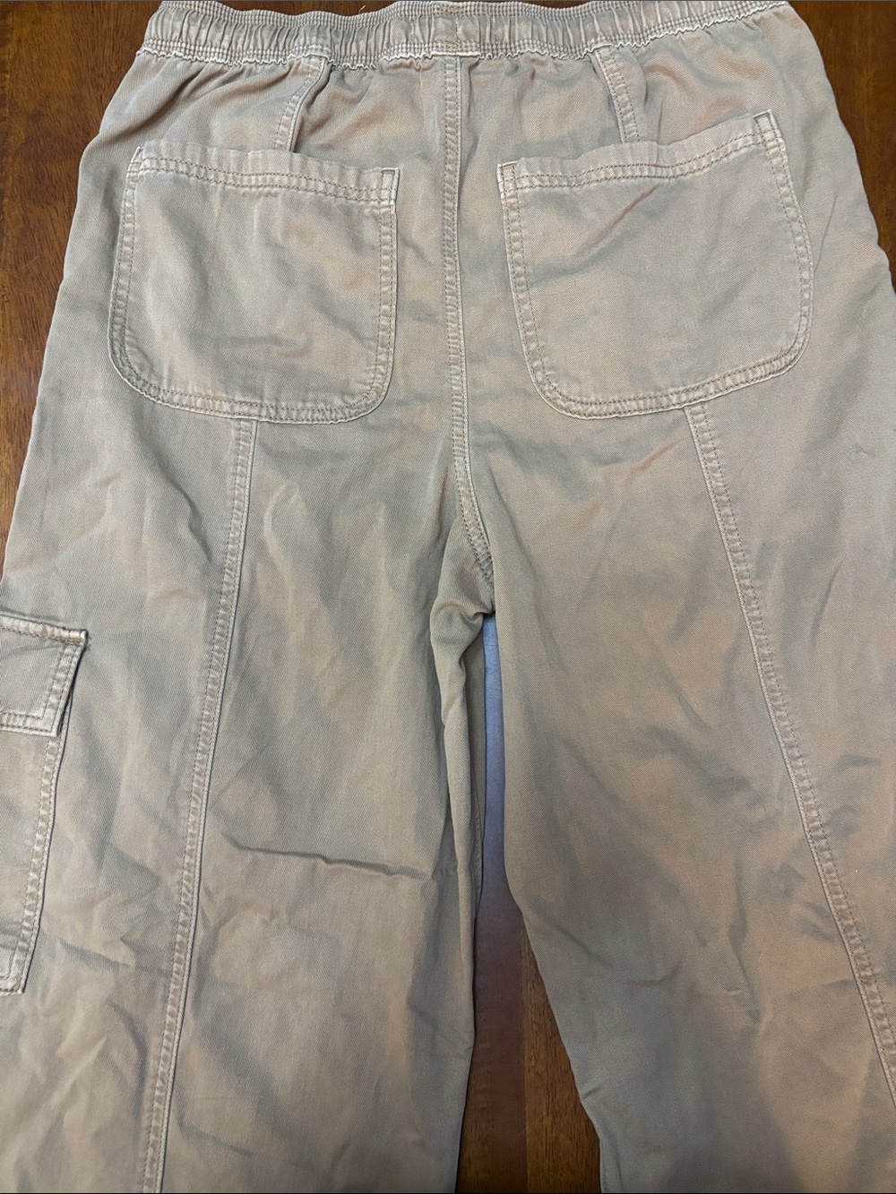 SO Wide-Leg Cargo Pants in Camel Brown NWOT - Picture 8 of 10
